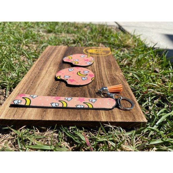 Anime Sailor Moon Car Coasters & Keychain | Car Accessories | Car Coaster - Picture 4 of 10